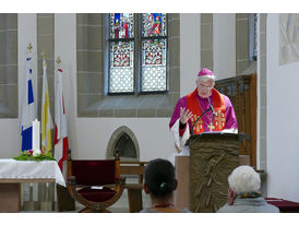 Bonifatiusandacht mit Weihbischof Prof. Dr. Karlheinz Diez in St. Crescentius (Foto: Karl-Franz Thiede)